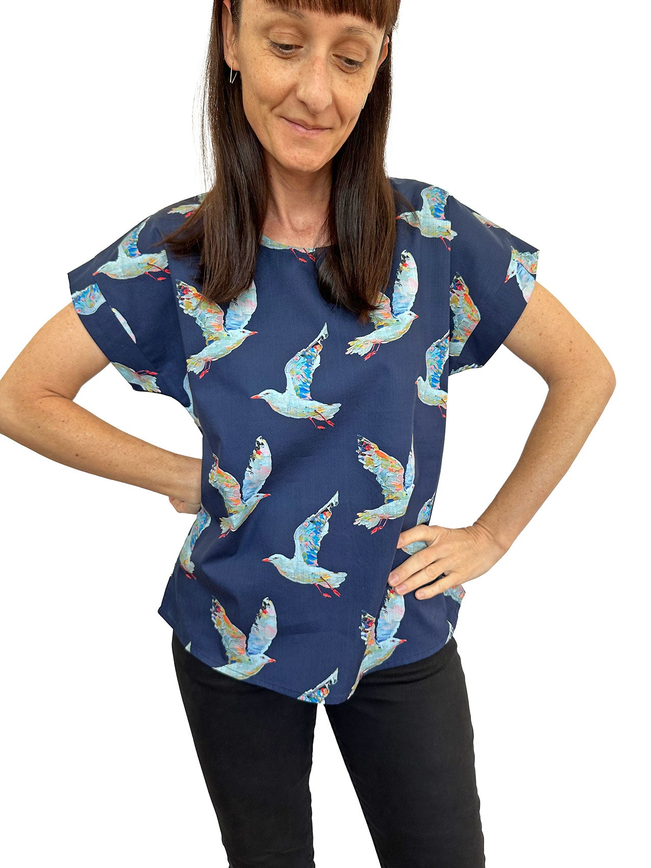 Boxy Top - Seagulls