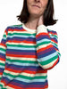 Crew Neck Tshirt - Ocean Stripe