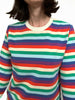 Crew Neck Tshirt - Ocean Stripe