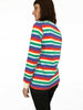 Crew Neck Tshirt - Ocean Stripe