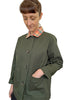 Collar Jacket - Navy + Natural Melon Collar