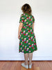 Flare Jersey Dress - Poppies