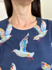 Long Sleeve Dress - Seagull