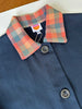 Collar Jacket - Navy + Natural Melon Collar