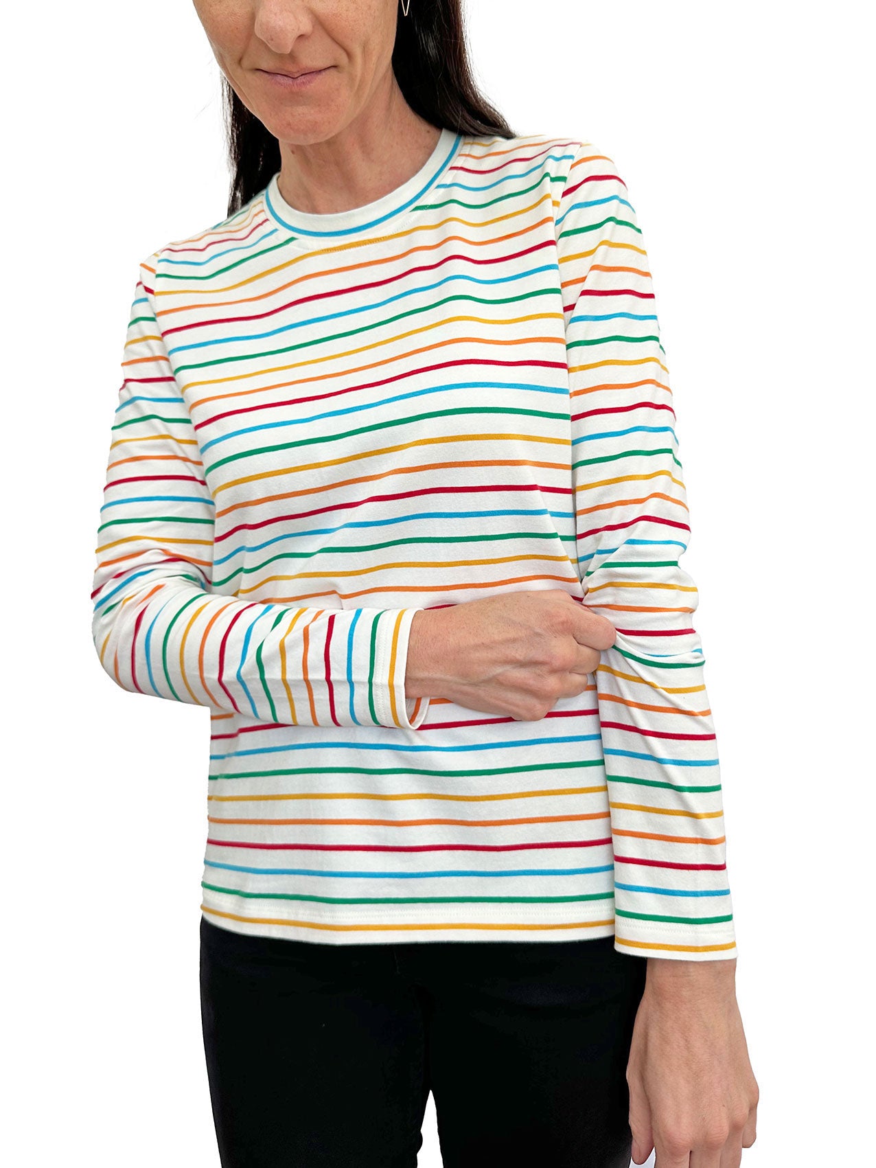 Winter Tee - Thin Rainbow