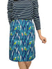 Straight Shell Skirt - Little Budgies