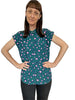 Button through Blouse - Animal Print
