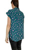 Button through Blouse - Animal Print