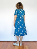 Flare Jersey Dress - Seagulls