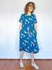 Flare Jersey Dress - Seagulls