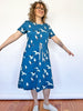 Flare Jersey Dress - Seagulls