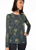 Winter Print Tee - Hands & Flowers