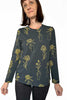 Winter Print Tee - Hands & Flowers