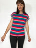 Staple Tee - Red/Pink/Green/Blue