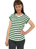 Staple Tee - Green Stripe