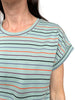 Coming Soon! Staple Tee - Seafoam Stripe
