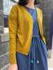 SECONDS SALE - Squiggle Cardigan - Mustard Yellow - Medium
